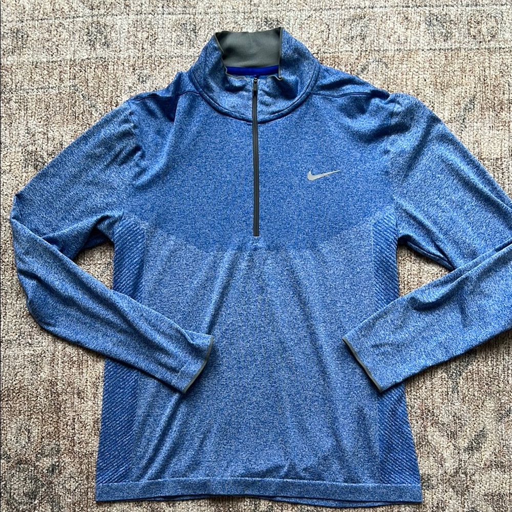 Nike golf Blue Quarter-Zip Pullover
